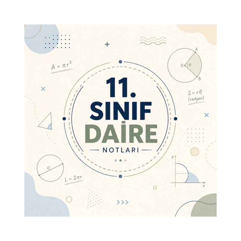 11.SINIF DAİRE(1.SORU TESTi)