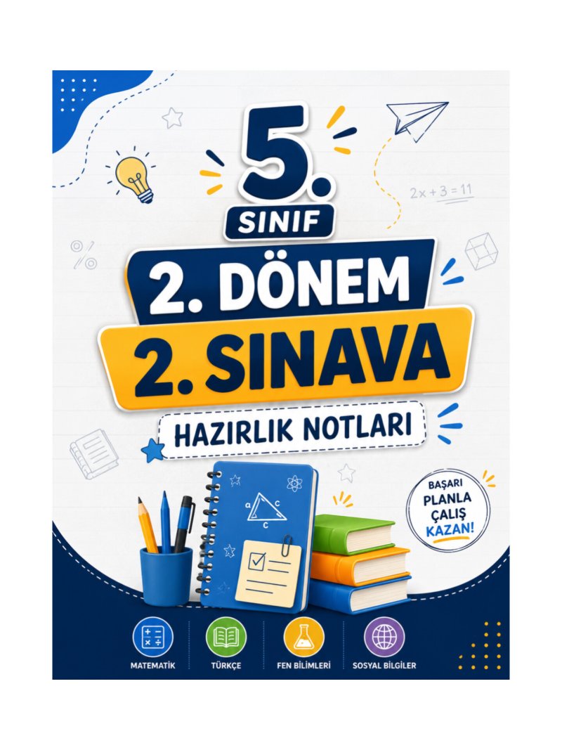 5.SINIF 2.DÖNEM 2.YAZILI