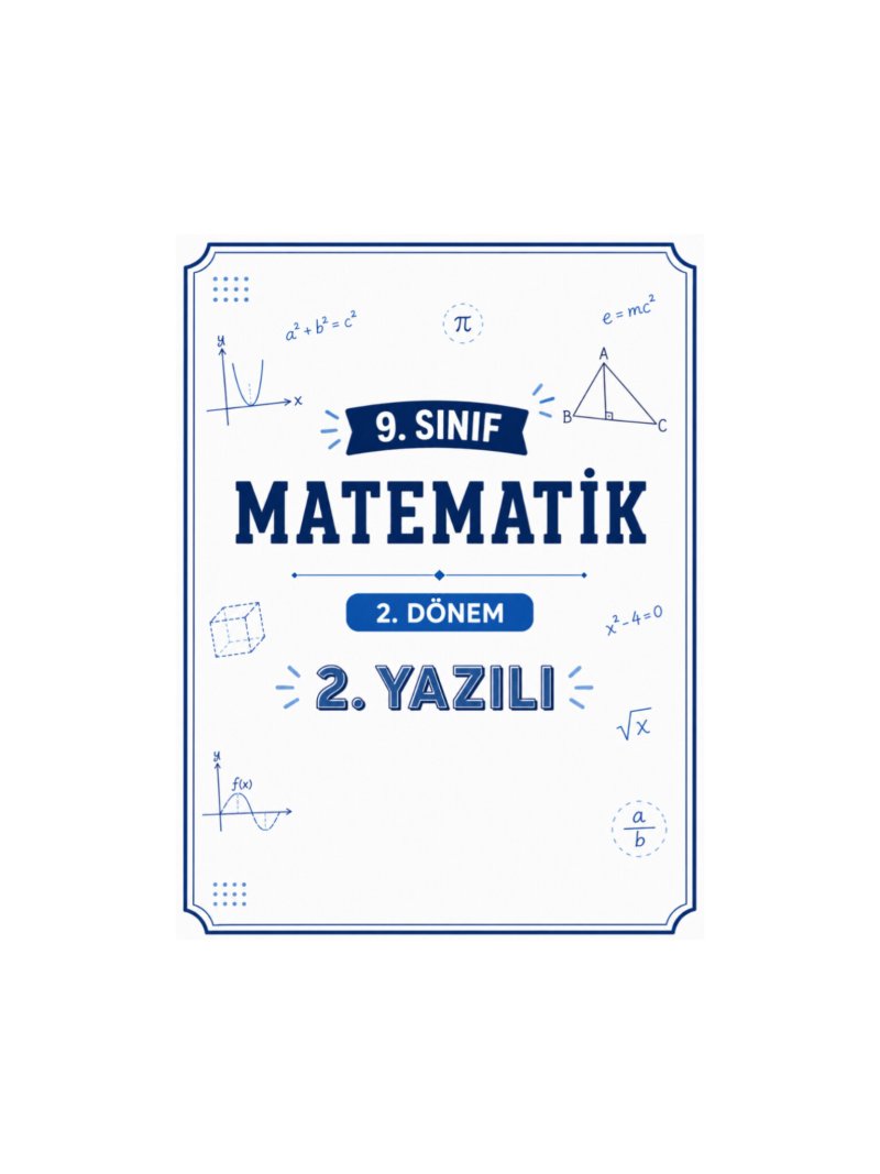 9.SINIF 2.DÖNEM 2.YAZILI