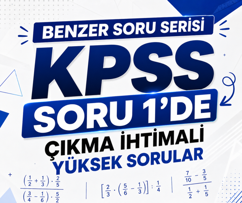 KPSS 1.SORUDA ÇIKABİLCEK SORULAR