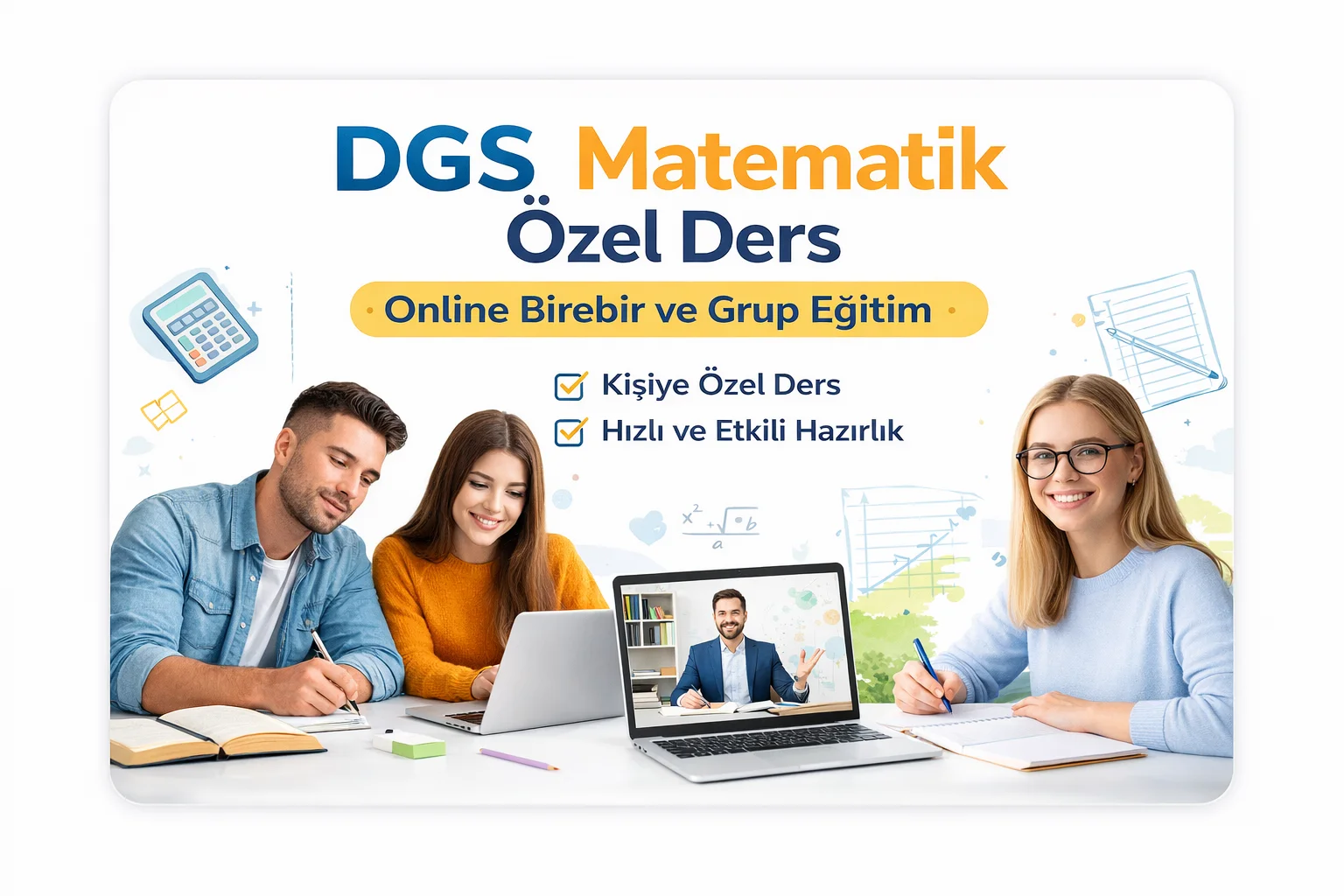 DGS Matematik Özel Ders | Online Birebir ve Grup Eğitim